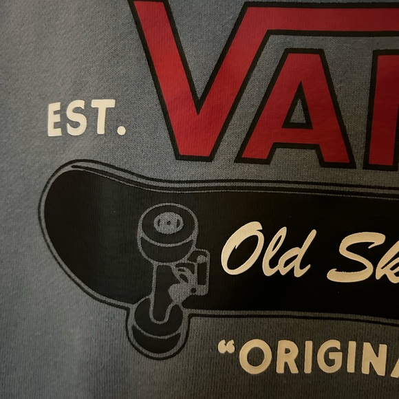 NWOT Vans Blue Hoodie Size Youth L - Picture 7 of 11